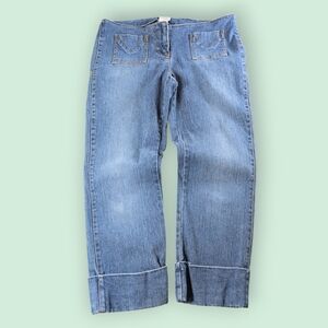 Cache Low Rise Capri Jeans